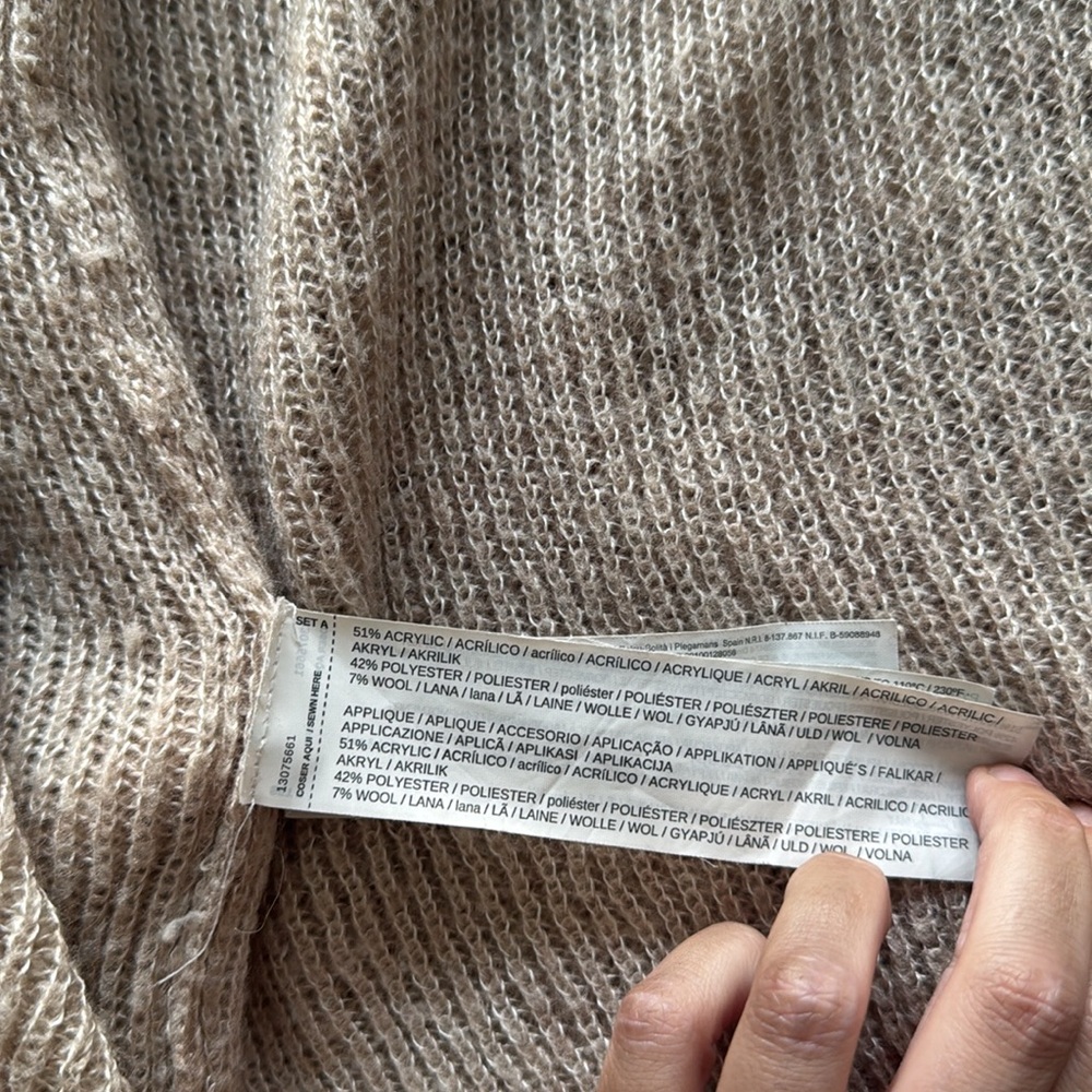 Long Ruffle Trim Cardigan - Picture 5 of 7